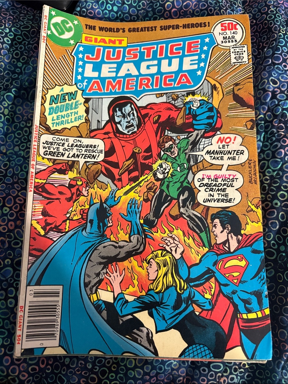 Vintage 1977 DC Comics Justice League of America Comic